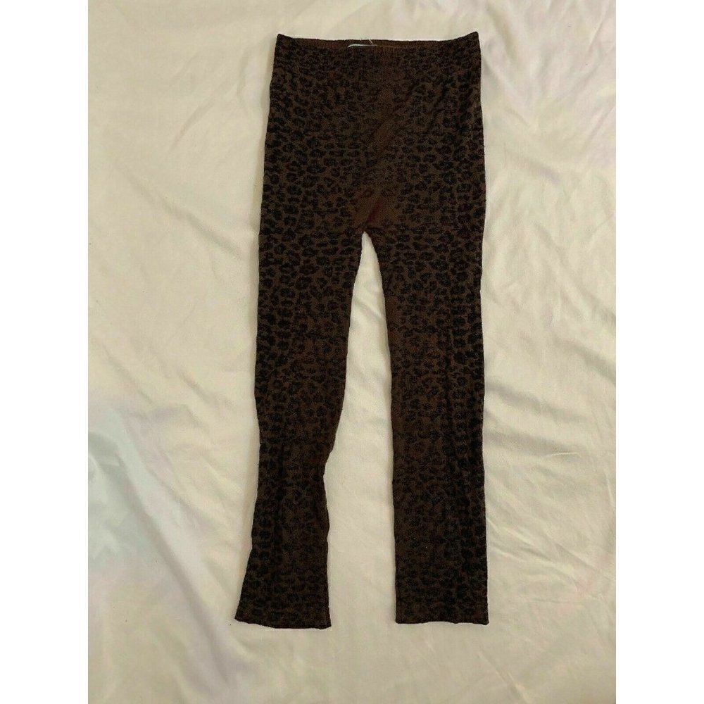 Marciano Womens Brown Black Leopard Print Leggings